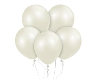 Kalisan Balloons 12", Aura Ivory White, 50 psc.