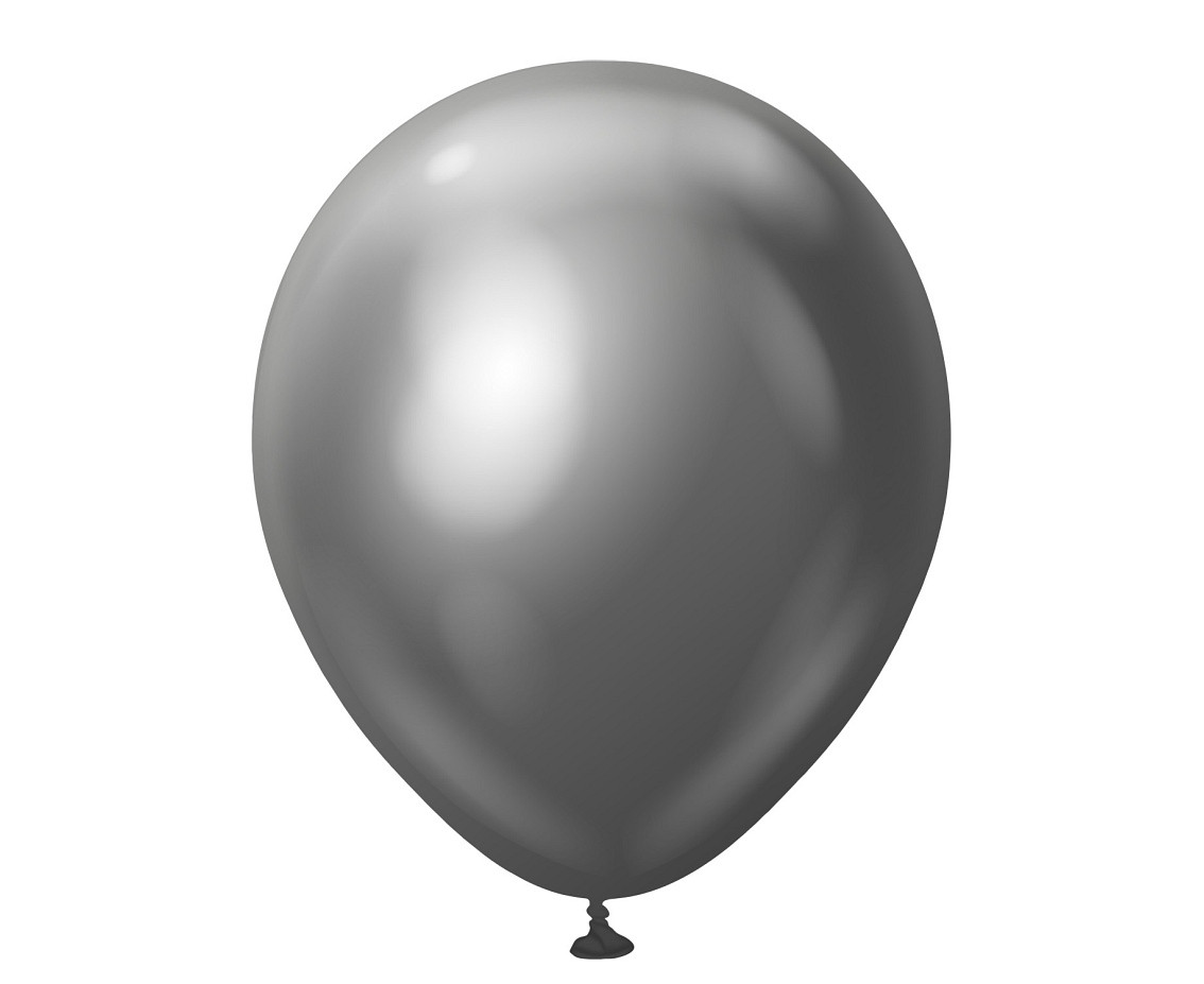 Kalisan Balloons 18", Mirror Space Grey, 25 psc.