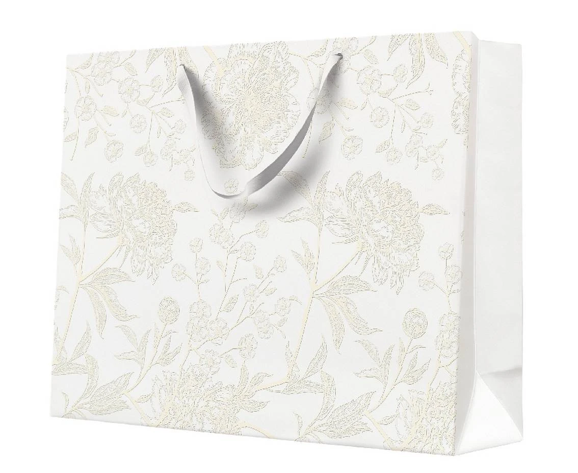 White kraft gift bag, 54x44x16 cm