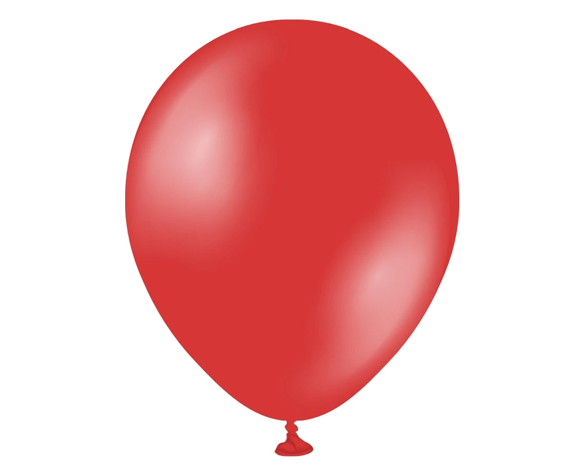 Kalisan Balloons 5", Metallic Red, 50 psc.