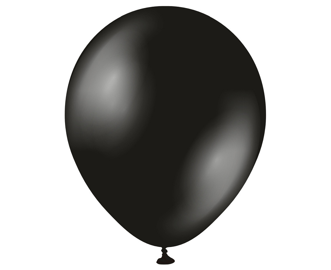 Kalisan Balloons 11", Metallic Onyx Black, 50 psc.