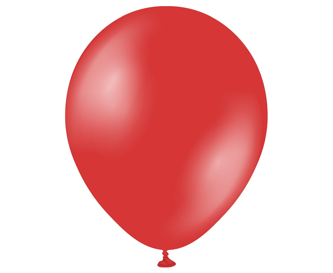 Kalisan Balloons 18", Metallic Red, 25 psc.