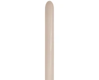 Sempertex Balloons 260, Nozzle Up, Beige, 50 pcs.