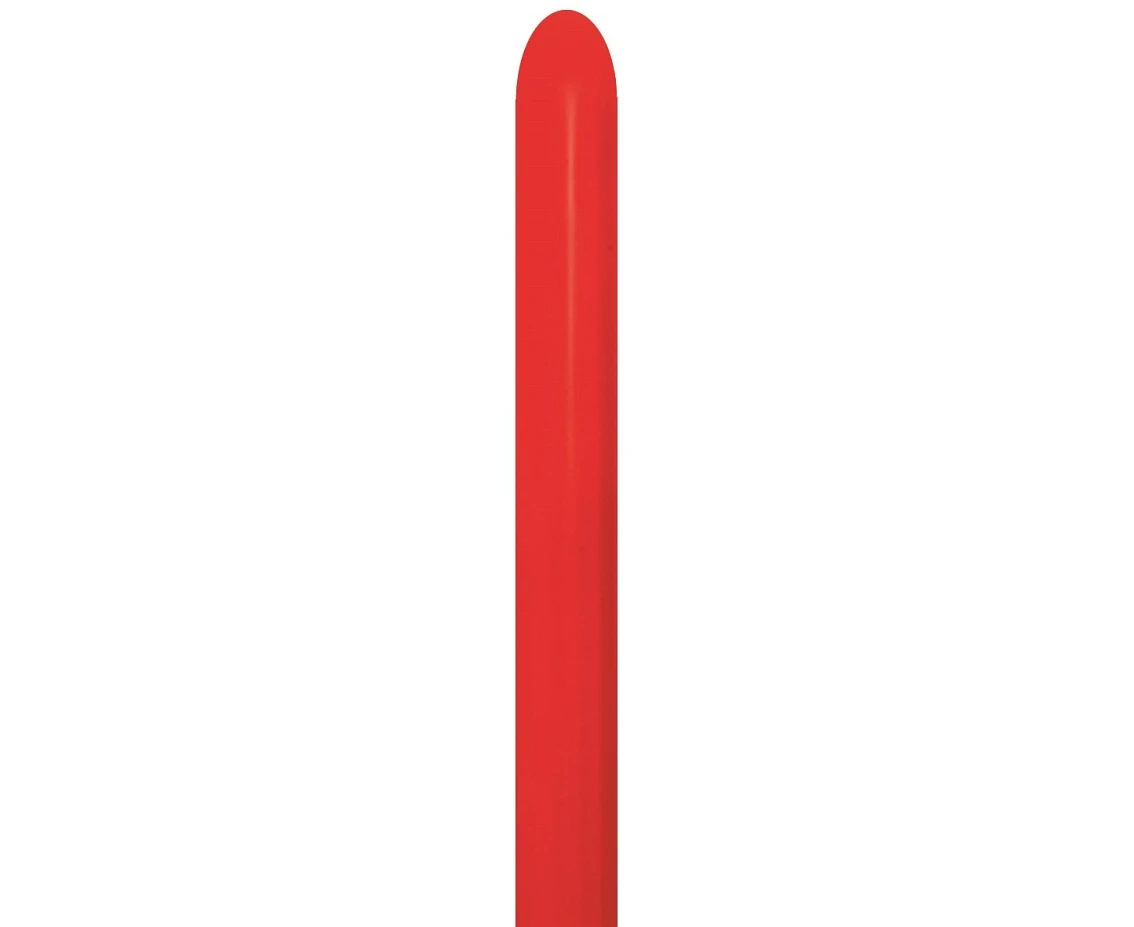 Sempertex Balloons 260, Nozzle Up, Red, 50 pcs.