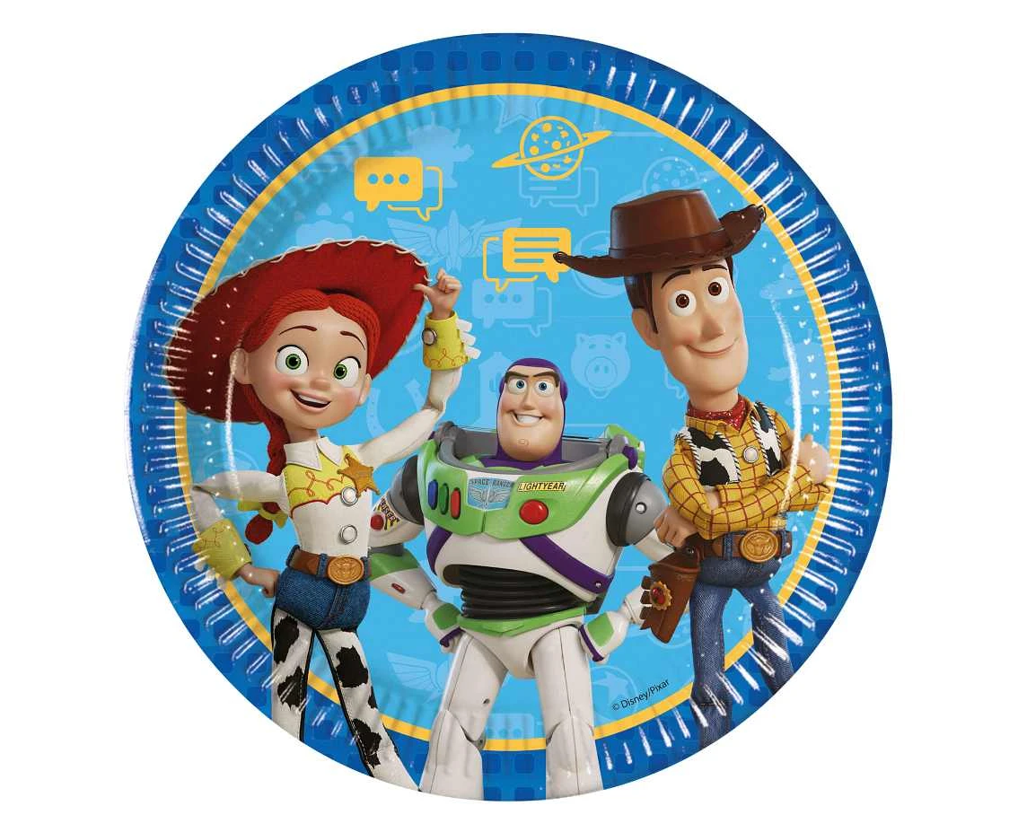 Toy Story Paper Plates, next generation, 23 cm, 8 pcs. (FSC)