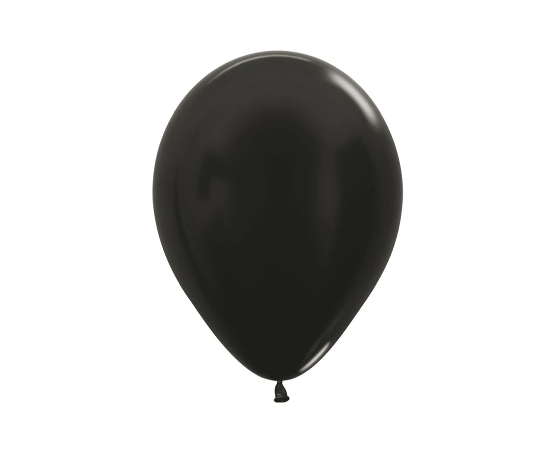 Sempertex Balloons 5", Metallic Black, 50 pcs.