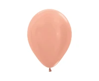 Sempertex Balloons 5", Metallic Rose Gold, 50 pcs.