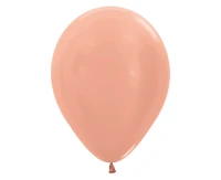 Sempertex Balloons 12", Metallic Rose Gold, 50 pcs.