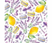 Paper napkins Lavender and citrus, 33x33, 20 pcs