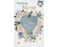Greeting card for my dear mother, bouquet of flowers