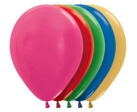 Sempertex Balloons 12", Metallic Mix, 50 pcs