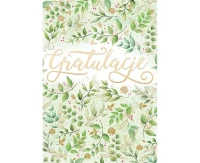 Greeting card  A5 CONGRATULATIONS, 1 pc