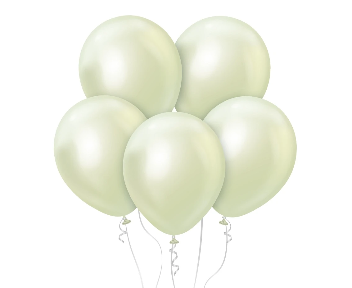 Balloons  12" Mirror Green Gold , 50 pcs.