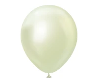 Balloons  12" Mirror Green Gold , 50 pcs.