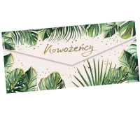 Monstera Wedding Envelope