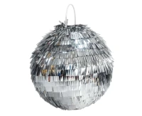 Disco Ball Pinata, silver, size 25x25x25 cm