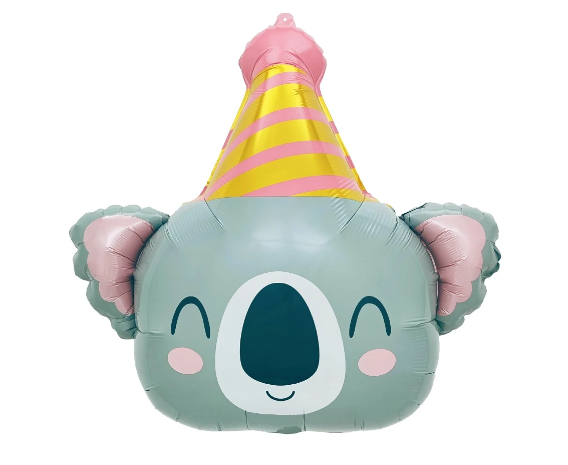 Foil_GD balloon Birthday Koala, 50x48cm