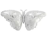 Foil_GD balloon Silver butterfly, 87x44cm