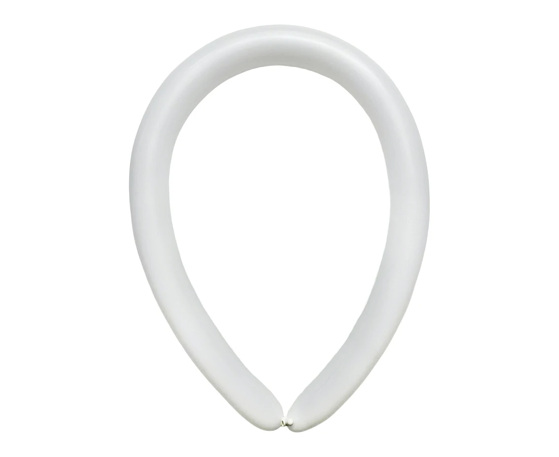 Decomex Balloons, M260 pastel white, 100 pcs.