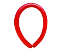 Decomex Balloons, M260 pastel red, 100 pcs.