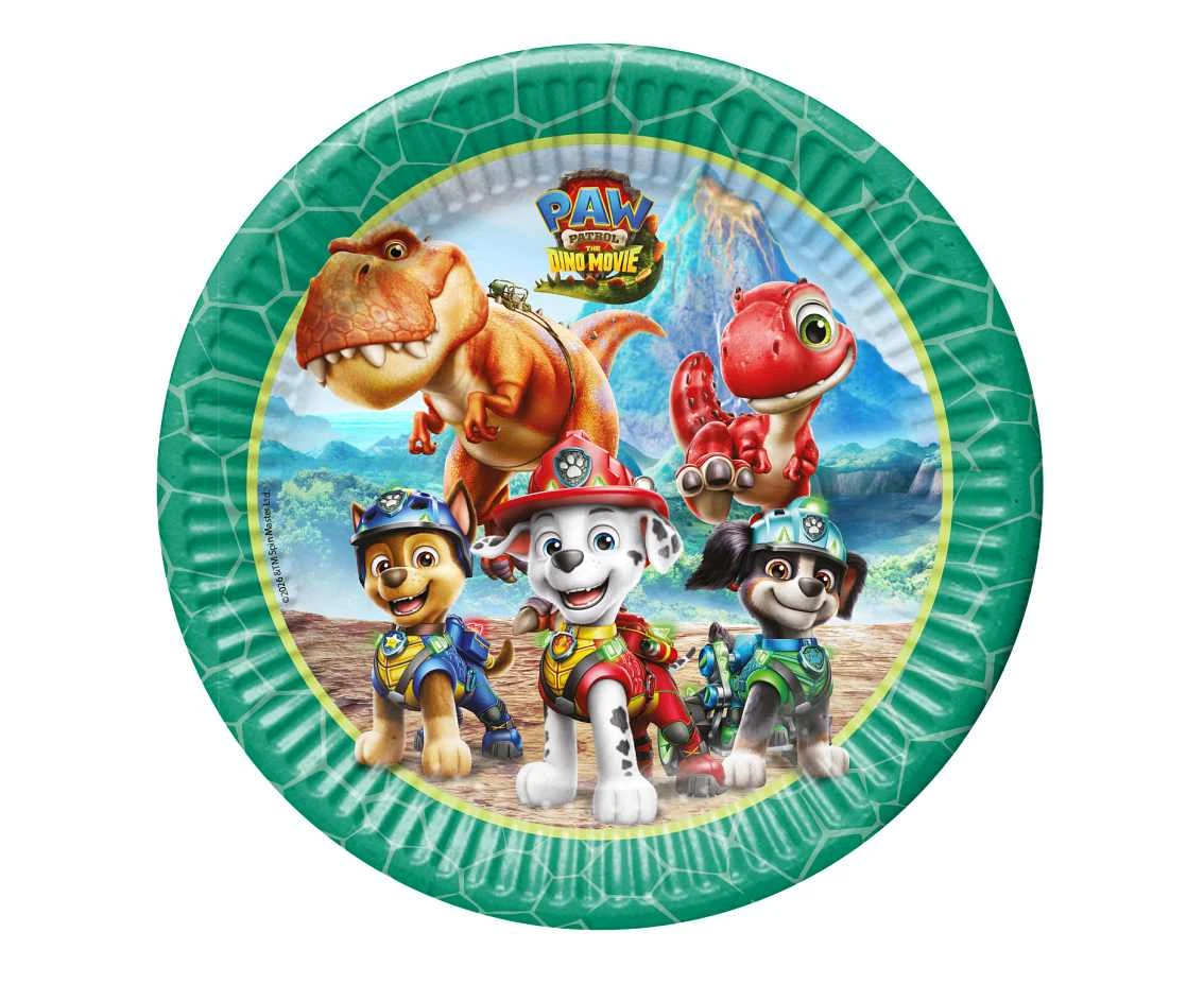 Paper plates Paw Patrol, next generation, 23 cm, 8 pcs. (FSC)