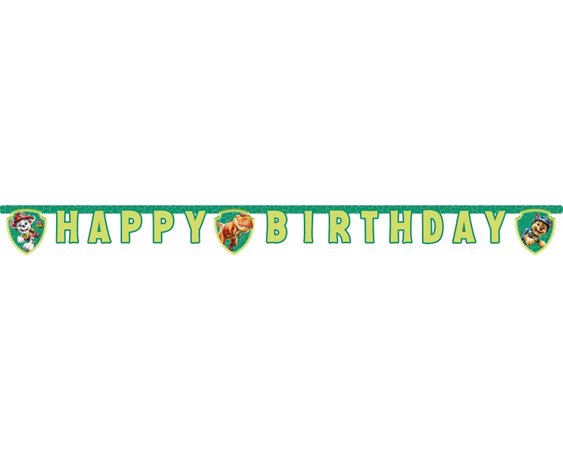 Paw Patrol birthday banner Happy Birthday (FSC)