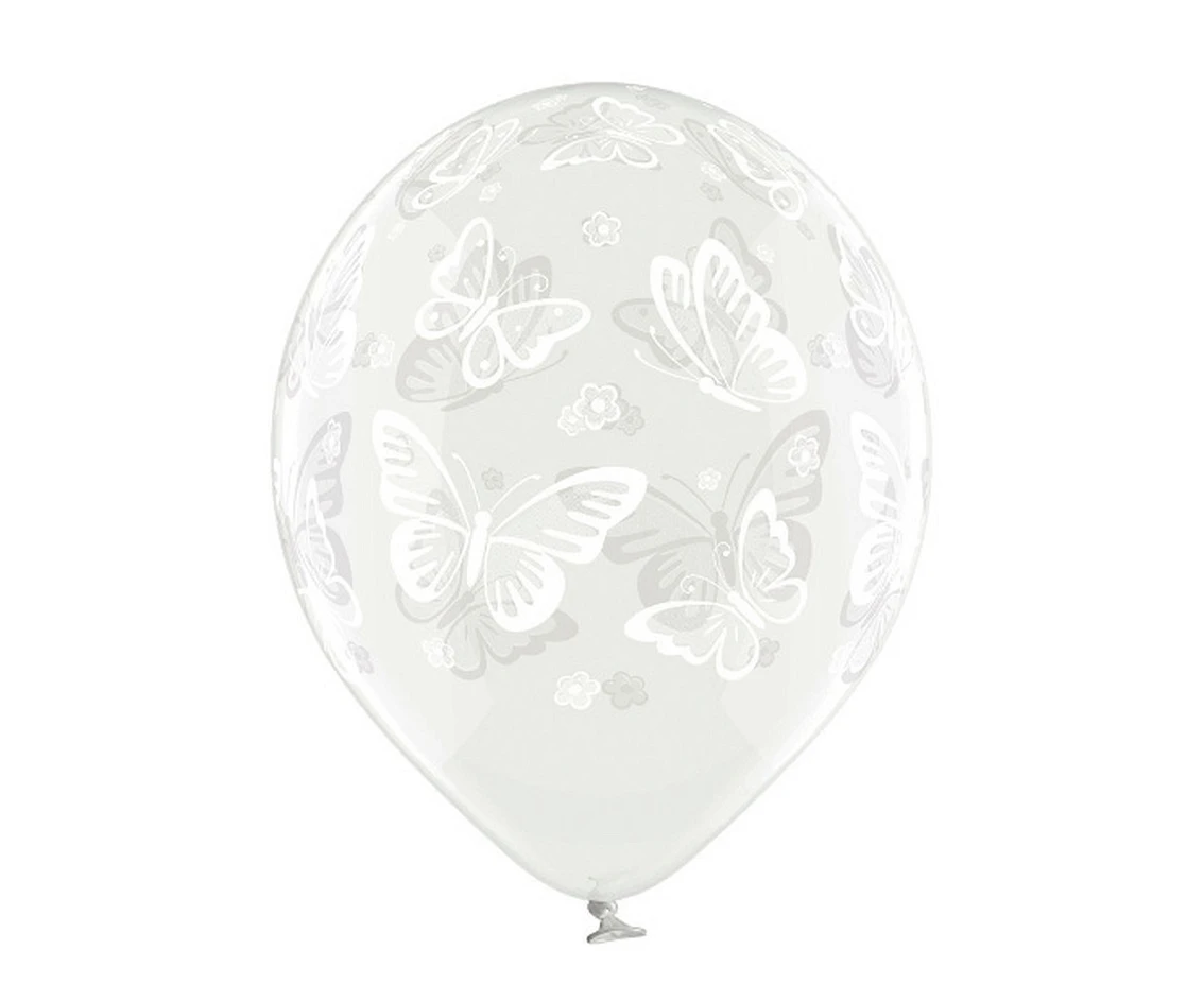 Belbal Balloons 12", D11, butterflies, 6pcs.