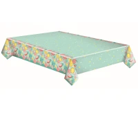 Exotic Fruits paper tablecloth, 120x180 cm
