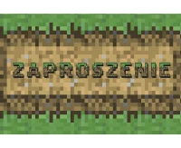 Pixel Block Invitation, 10 pcs.