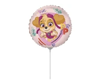 Foil balloon 9" FX - Skye mini (round), unpacked