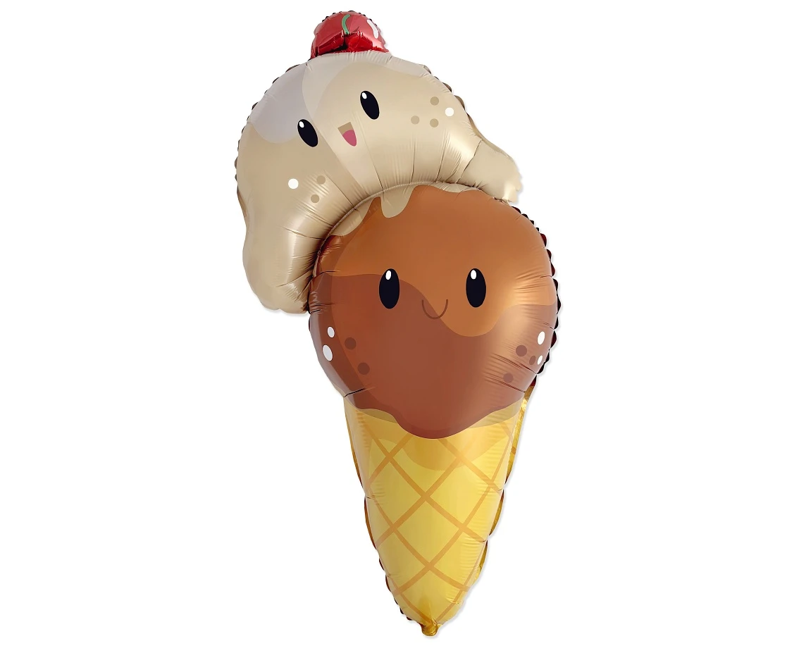 Foil balloon 24" FX - Ice cream, unpacked