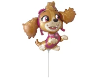 Foil balloon 14" FX - Paw Patrol: Skye mini, unpacked