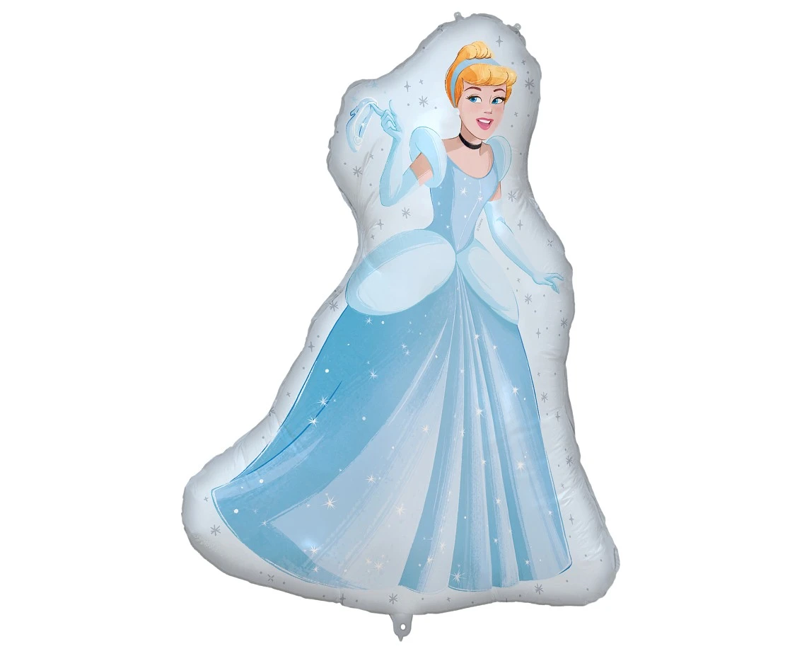 Foil balloon Princess Cinderella, 97x75 cm