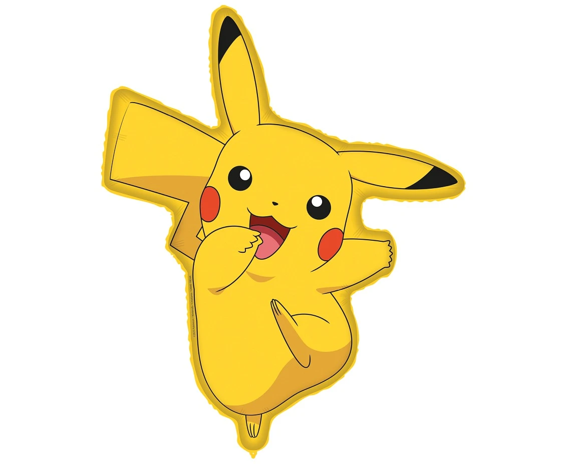 Foil balloon Pokemon, Pikachu, 60x77 cm