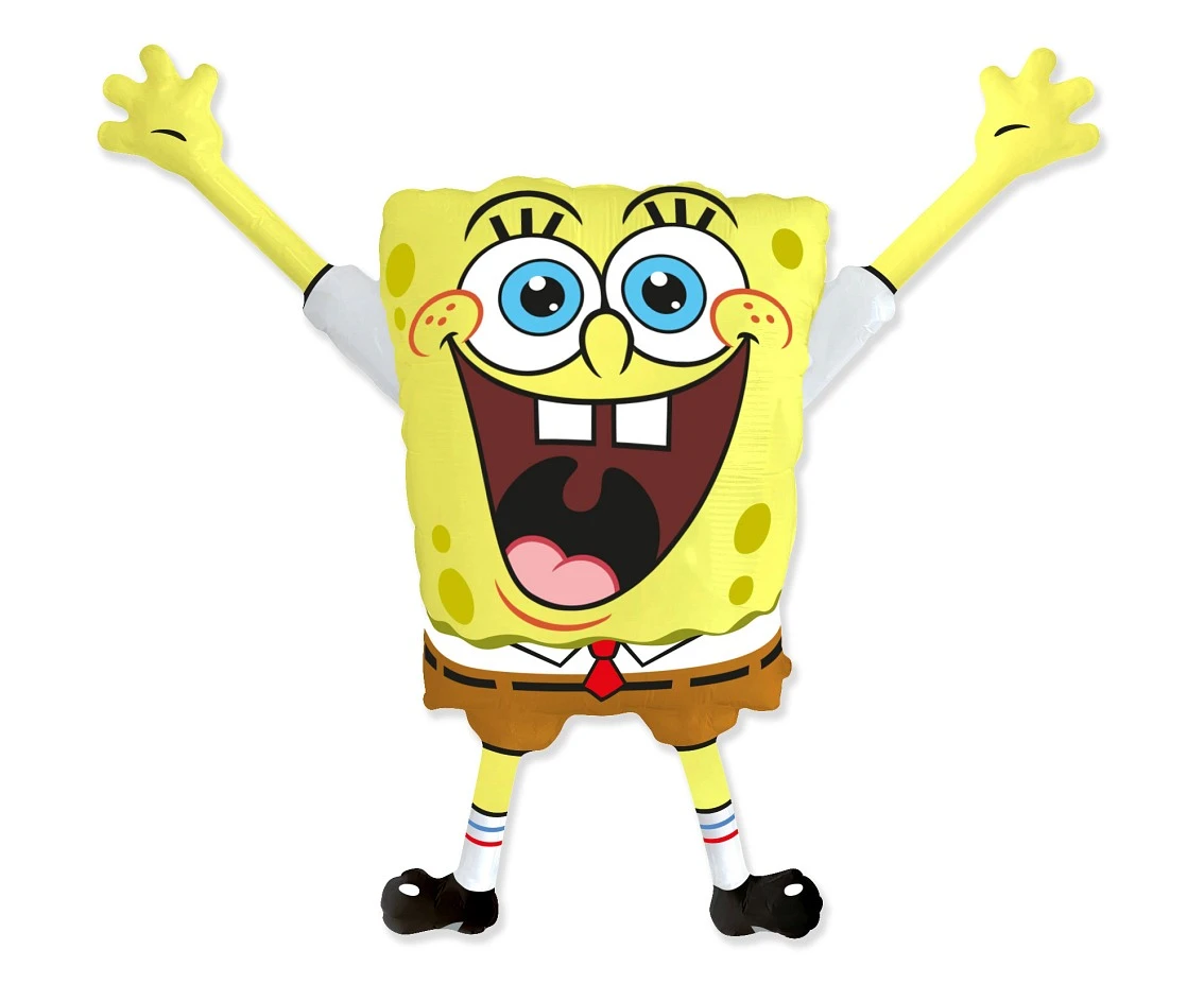 Foil balloon 24" FX - SpongeBob, packed