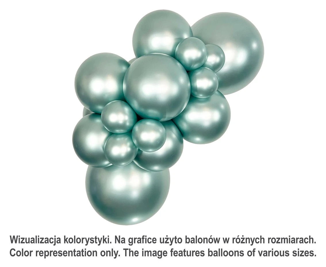 Sempertex Balloons 12", (silk cool mint) Silk Cool Mint, 50 pcs.