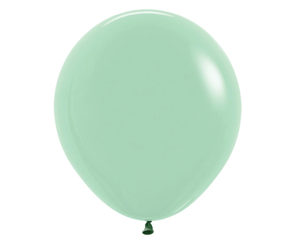 Sempertex Balloons 18", (pastel dusk green tea) Dusk Green Tea, 25 pcs.