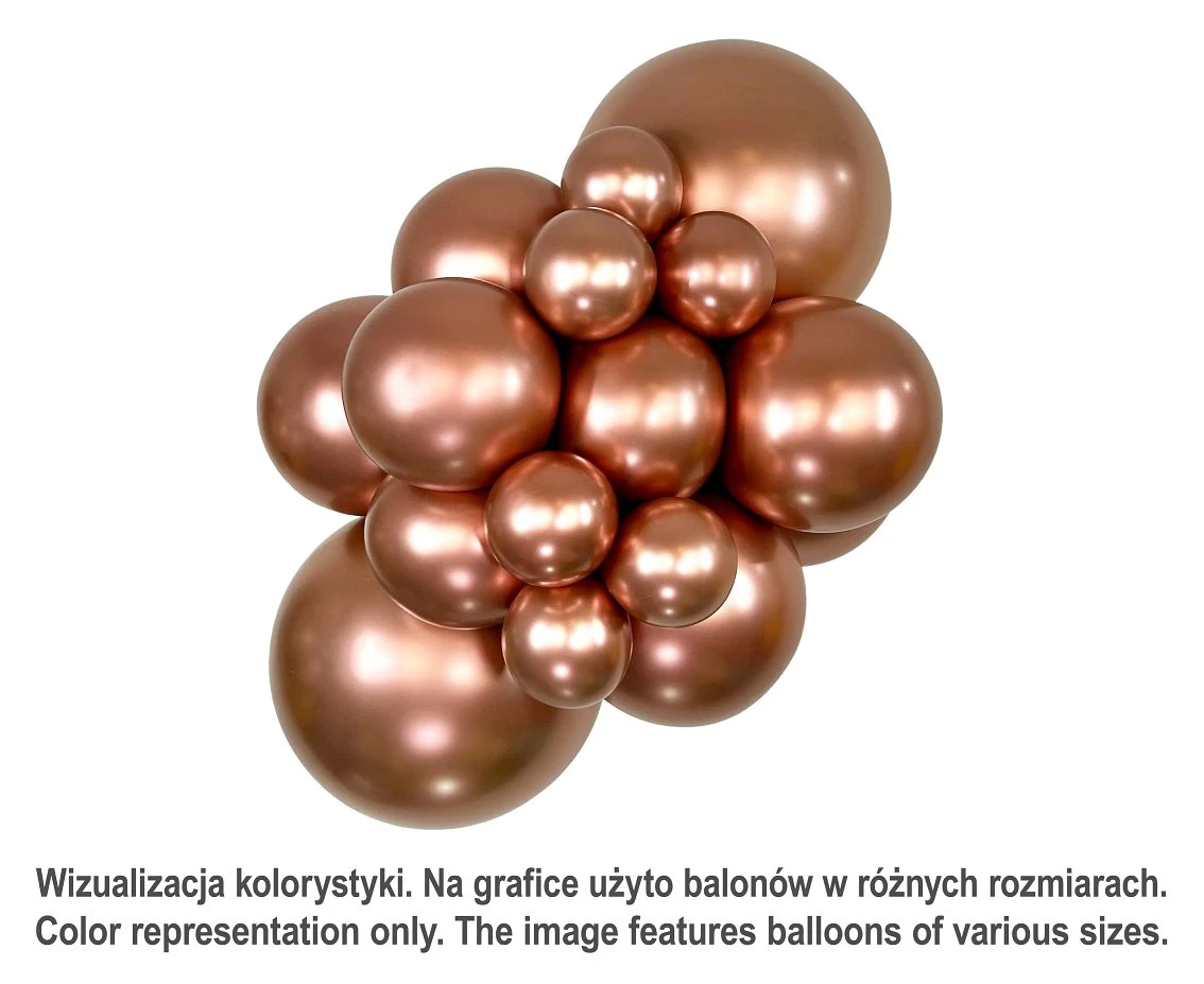 Sempertex Balloons 5", (reflex rose gold) Reflex Rose Gold, 50 pcs.