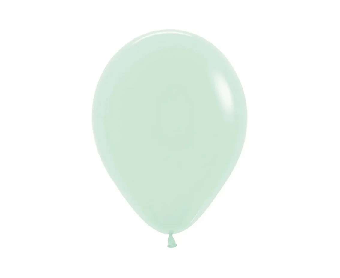 Sempertex Balloons 5", (pastel matte green) Pastel Matte Green, 50 pcs.