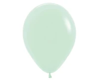 Sempertex Balloons 12", (pastel matte green) Pastel Matte Green, 50 pcs.
