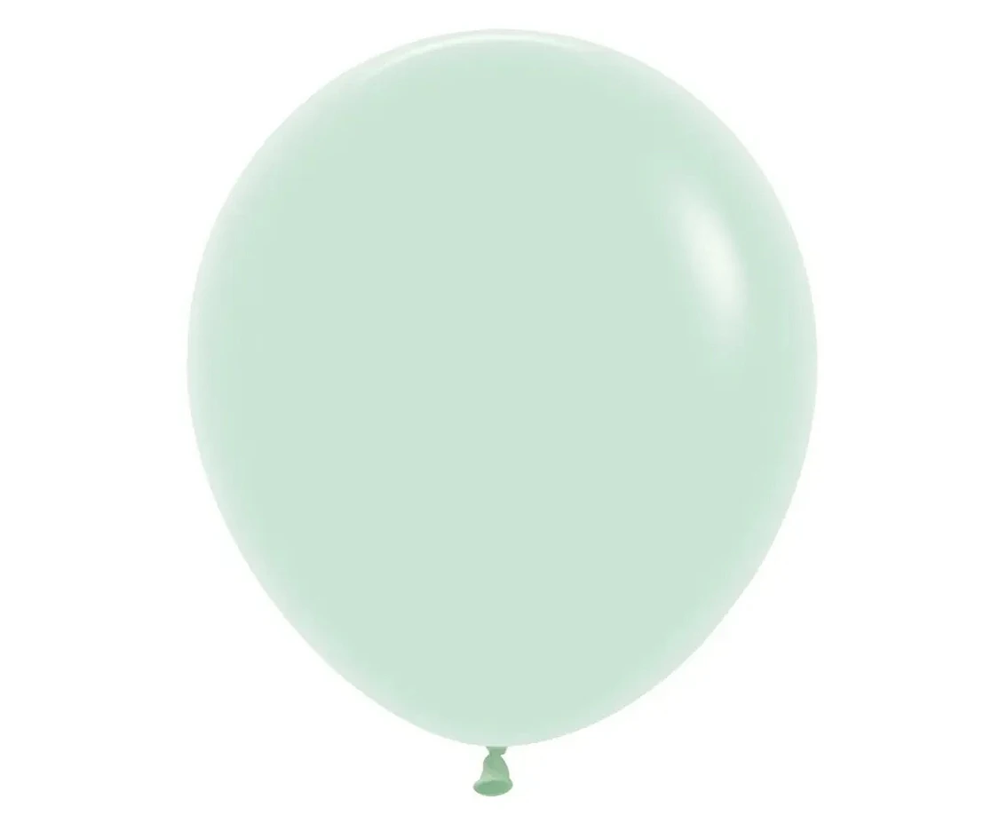 Sempertex Balloons 18", (pastel matte green) Pastel Matte Green, 25 pcs.
