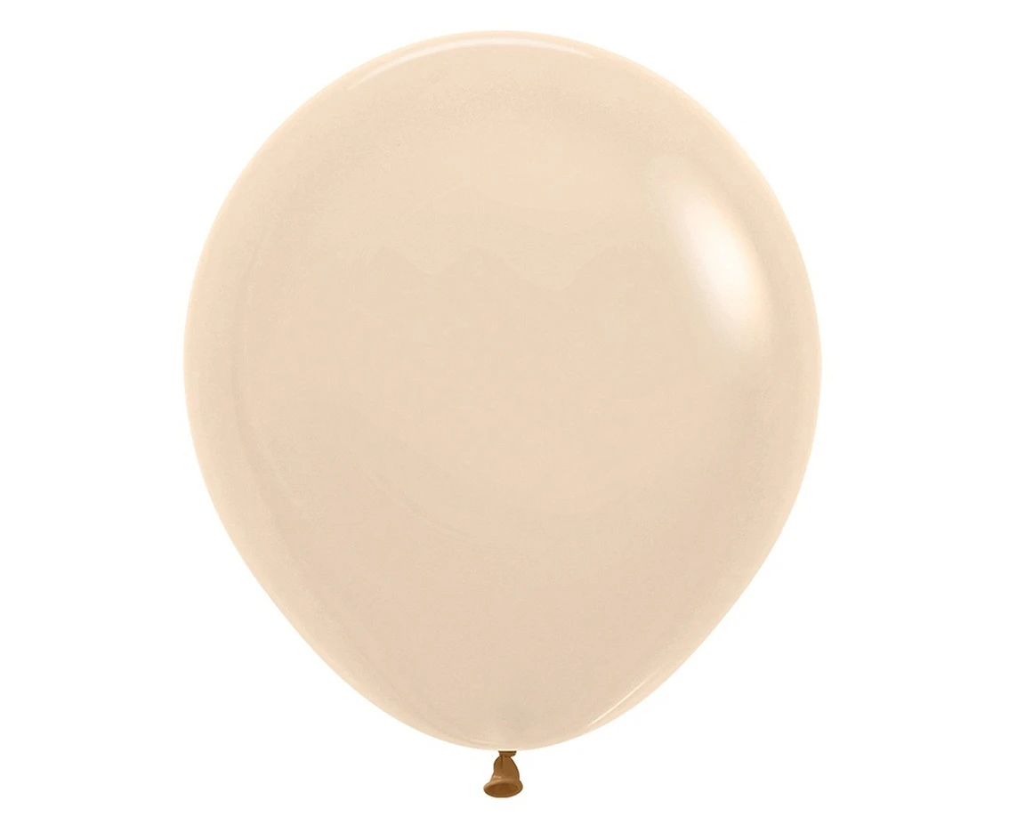 Sempertex Balloons 18", (pastel matte nude) Pastel Matte Nude, 25 pcs.